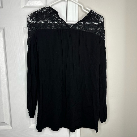 Black Top with Mesh - Picture 2 of 2